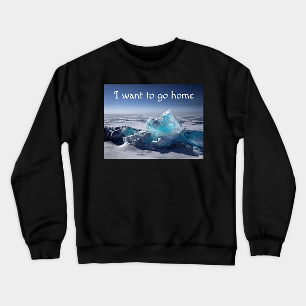 I want to go home Crewneck Sweatshirt by BrokenTrophies